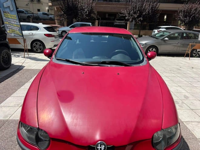 Επιδιόρθωση χρώματος alfa romeo πριν